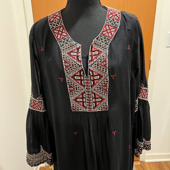 Johnny Was Blue and Pink Mini Dress - Picture 3 of 10